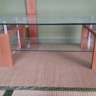 【ネット決済】ガラスのローテーブル