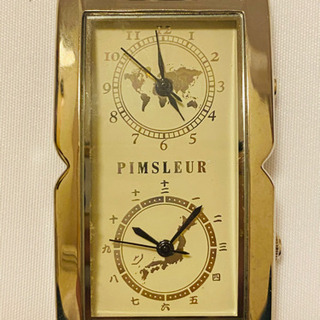 PIMSLEUR ピンズラー 2国表示 デュアルタイム 腕時計 ...