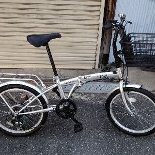 CAINZ VILLE FDB-206 6段ギア 20インチ折り畳み自転車