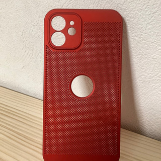 iPhone12 スマホケース(赤)