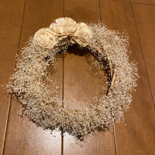 ドライフラワーリース白結婚式 Am 参宮橋の家具の中古あげます 譲ります ジモティーで不用品の処分