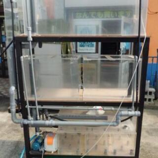 その他 ガラス水槽90cm+台 アクリル90cm3段オーバーフロー、アングル 
