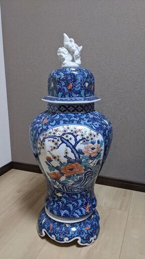 伊万里焼　虎仙窯　大壺　84cm　有田焼