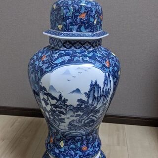伊万里焼 虎仙窯 大壺 84cm 有田焼