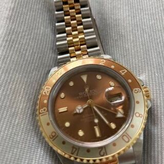 ロレックス GMT マスター2　茶/金ベゼル　5連ジュビリーブレス　希少ビンテージ品