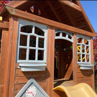 コストコにある巨大遊具 木製ハウス らせん滑り台 ブランコ 引き取り限定 コストコにある巨大遊具 木製ハウス らせん滑り台 ブランコ 引き取り限定