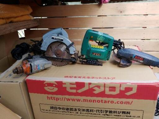 電動工具　4点セット　プラスプラケース付きます。
