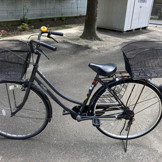 中古自転車27インチ黒