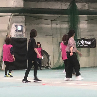 盛り上がってます。女子多めフットサル⚽️🙆‍♀️