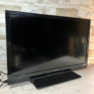 【純正リモコン付き‼️】SHARP AQUOS LED 32型✨ 薄型＆HDMI搭載⭕️ 配送無料🚛