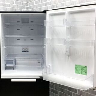 【ハッピー西葛西店】4ドア　355L　冷蔵庫　右開き　AQUA　ダークウッド　2012年式　ID：58302