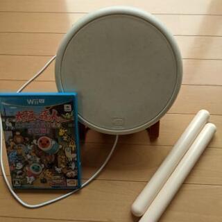 Wii U　太鼓の達人　ソフト・太鼓・バチセット