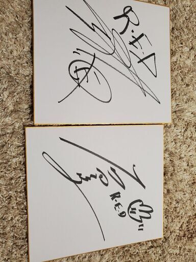 ドラゴンゲート直筆サイン色紙