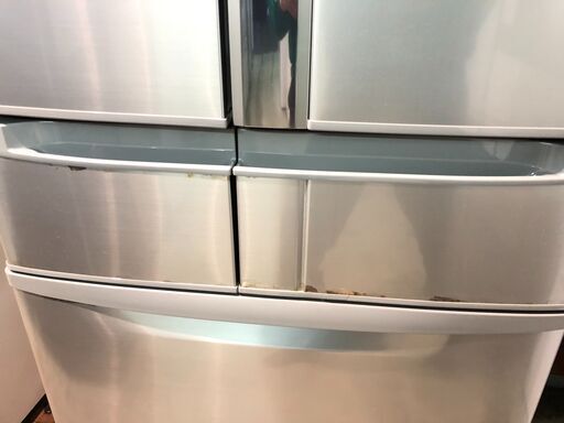 【動作保証60日間あり】HITACHI 2013年 R-SF520CM 517L 6ドア冷凍冷蔵庫 自動製氷【管理KRR297】