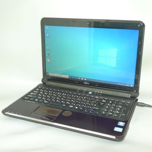 1台限定 送料無料 新品SSD搭載 あずき色 ノートパソコン 中古動作良品 Windows10 15.6型 富士通 AH56/D Core i5 8GB Blu-ray 無線 Office済