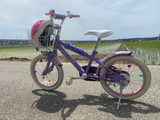 【値下げしました！】美品  子供用自転車　16インチ　ヘルメット付