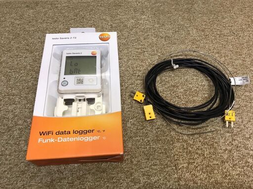 TESTO Saveris 2-T3 テストー ディスプレイ付き無線データロガー 熱電対温度2チャネル