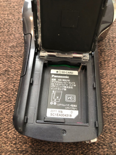 Panasonic Hx Wa10 D 防水ビデオカメラ あーるん 二島のビデオカメラ ムービーカメラ の中古あげます 譲ります ジモティーで不用品の処分