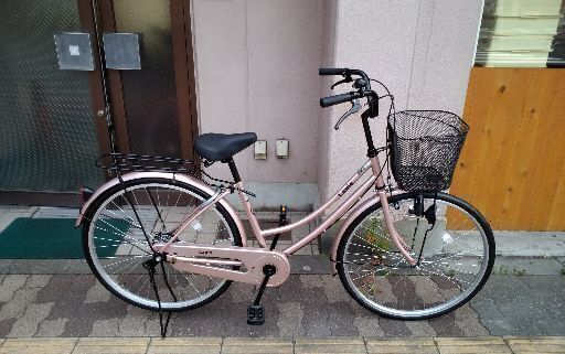 Lapis ママチャリ 自転車 ピンク
