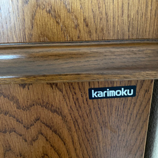 カリモク社製 食器棚 飾り棚 本棚 無垢材 【お引き取り予定決定済み】