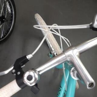 売り切れました【中古自転車】ARCHNESS 白×ターコイズ スポーツサイクル