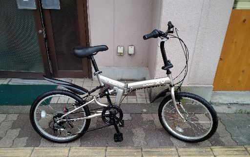 SUBARU☆XV 20吋 サスペンション採用折り畳み自転車 外装6段/ベージュ