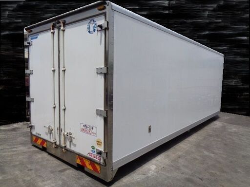 トラックコンテナ 箱 4ｔ 6500x2460x2520 冷凍冷蔵 保冷 倉庫 物置 ガレージ 愛媛より