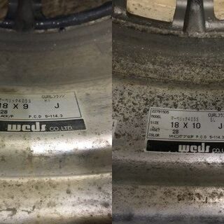タイヤ、ホイール Weds MAVERICK 405S ウェッズ マーベリック 社外 18 