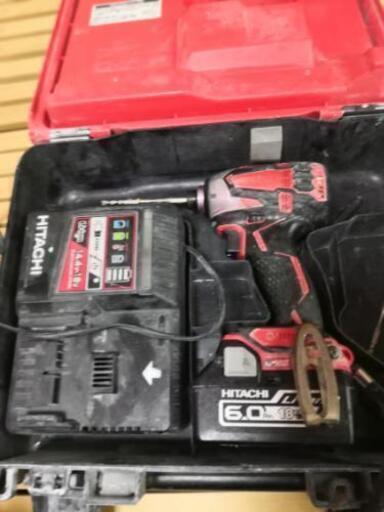 HITACHI インパクトドライバ、丸鋸2台