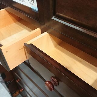 (10/15販売済 森)　更に価格見直しました！松本民芸家具｜水目桜無垢材｜D型｜和箪笥