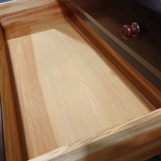 (10/15販売済 森)　更に価格見直しました！松本民芸家具｜水目桜無垢材｜D型｜和箪笥