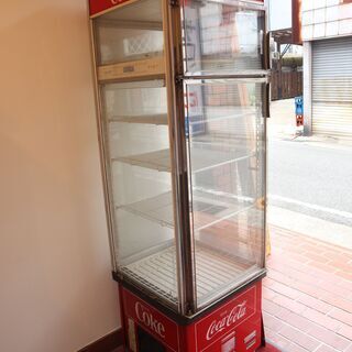 値下げしました‼激レア！通電確認済 コカ・コーラ 業務用 4面ガラス 温冷庫 冷蔵庫 大型冷蔵庫 冷蔵ショ-ケ-ス 4面ガラス ガラスショ-ケ-ス 世田谷ベース レトロ