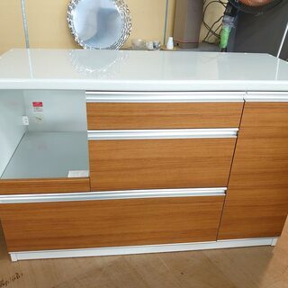 愛品倶楽部柏店】ユーアイ ミドルキッチンボード アーモンドK－120HOP 