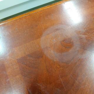 マルケトリ細工模様 オールド家具 組木天板テーブル【愛品倶楽部柏店】