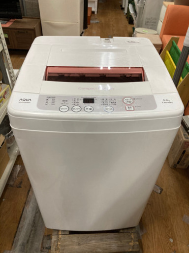 アクア　洗濯機　6.0kg  2014年製　中古