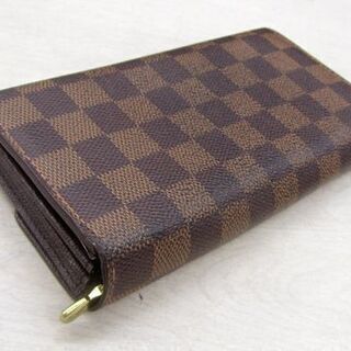 本物 ルイヴィトン 長財布 ダミエ ファスナー付き N61734 ポルトフォイユ 札幌市