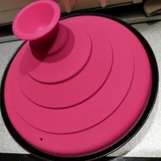 ピンクのタジン鍋未使用27cm