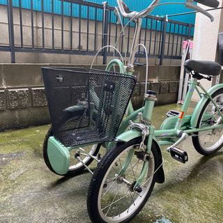 ブリジストン ミンナ 大人用三輪車 カバー付き