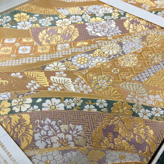 37. 新品 袋帯 御誂仕立 金銀糸箔使用製品