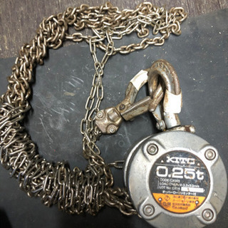 KITO  キトー　チェーンブロック　CX300 0.25t