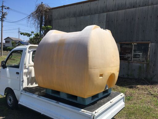 ローリータンク　2000L　上蓋なし　防除タンク　貯水　農薬散布