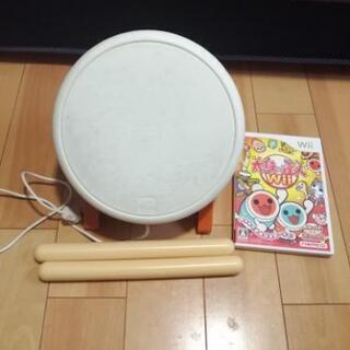 wiiソフト：太鼓の達人 wiiと太鼓セット