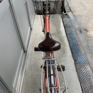 中古電動自転車　26インチ　ヤマハ　パス-本体のみ New2DSLL ホワイト×オレンジ C