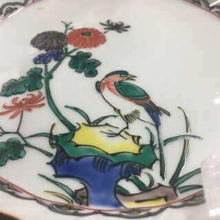 北山堂 九谷焼 銘々皿 ５枚セット 花鳥 和柄 和皿 | faculdadeuninorte