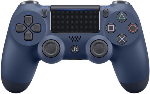PS4 純正 ワイヤレスコントローラーミッドナイトブルー