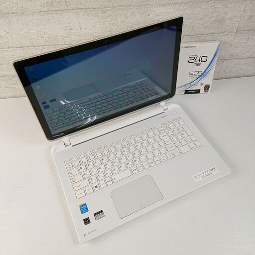 高速起動 TOSHIBA T75/78MW ノートPC タッチパネル 新品 SSD 240GB Core i7-4510U 2.00GHz-3.10GHz 15.6インチ メモリ 8GB  パソコン
