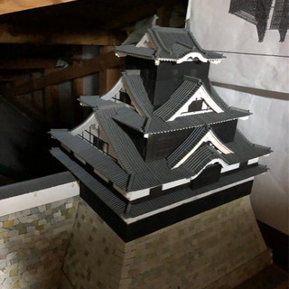 木製城郭模型　米子城