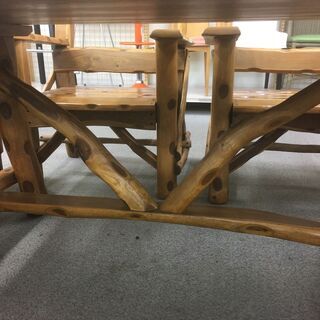 【ダイニングセット】天然木製 ダイニングテーブルセット・ダイニング4点セット