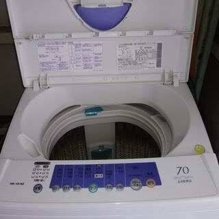 格安中古短期使用　全自動洗濯機　７ｋｇ　ＨＩＴＡＣＨＩ　ＮＷ－Ｋ...