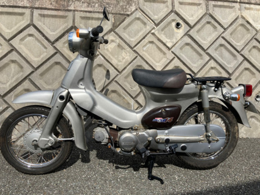 売約済み ホンダ リトルカブ 銀 セル無3速 C50 普通に乗れる カブラ風